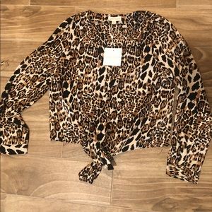 Vici Leopard print shirt